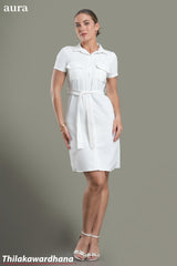 Aura Executive Shirt Dress