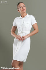 Aura Executive Shirt Dress