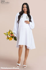 Tendenza Elsie Long Sleeve Maternity Dress