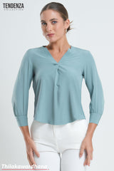 Tendenza Three Quarter Sleeve WW Top