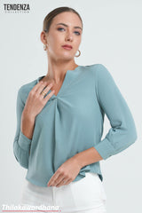Tendenza Three Quarter Sleeve WW Top