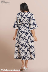 Tendenza Front Buttoned Kaftan Maternity Dress