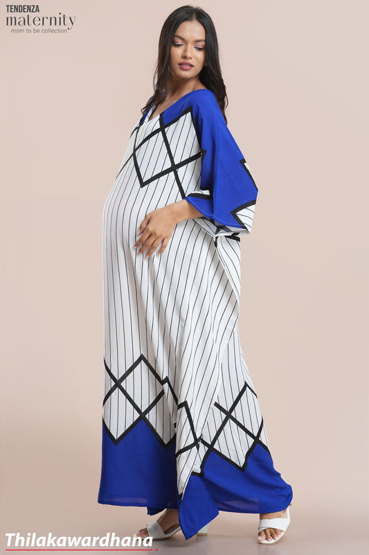 Tendenza Printed Maternity kaftan Dress