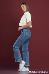 Mid-Rise Utility Straight Jean
