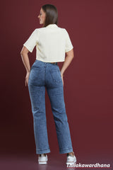 Mid-Rise Utility Straight Jean
