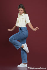 Mid-Rise Utility Straight Jean