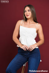 Tendenza Tie Up Strappy Top