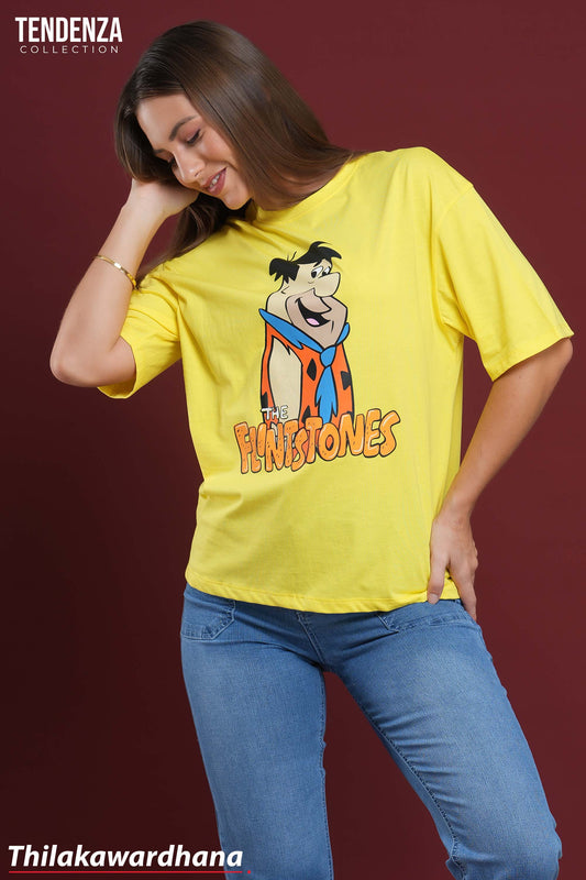 Clique The Flntstones Oversized T Shirt