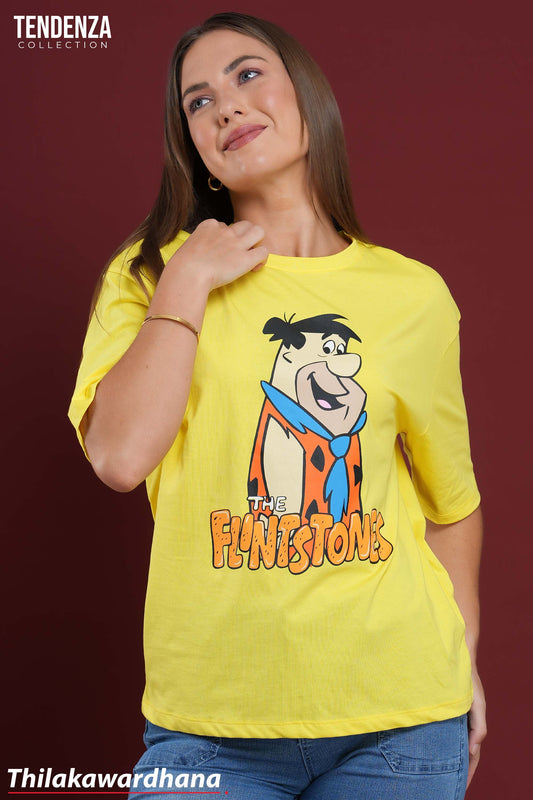 Clique The Flntstones Oversized T Shirt