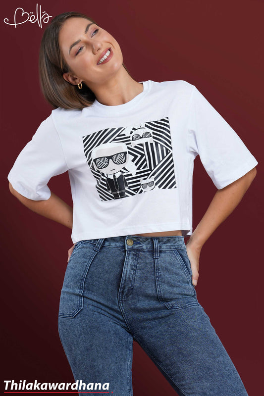Bella Chic Graphic Printed T Shirt