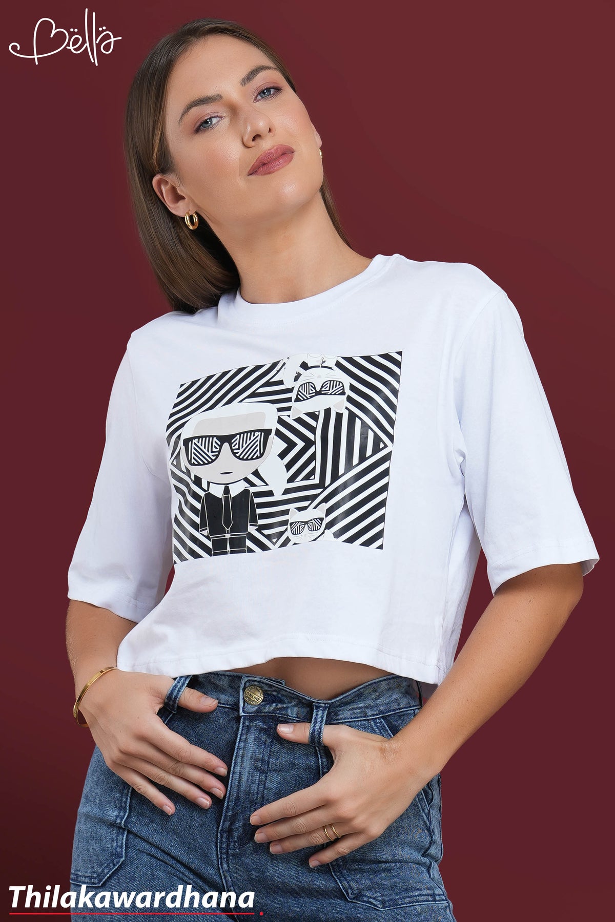 Bella Chic Graphic Printed T Shirt