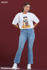 Retro Flare Blues Light Washed Jean