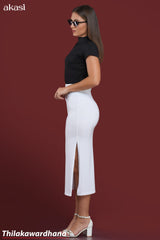 Akasi Modern Classic Pencil Skirt