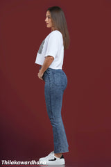 High Waist '70s Flare Jean