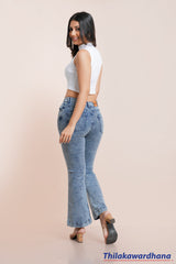 High Rise Costal Breeze Jean