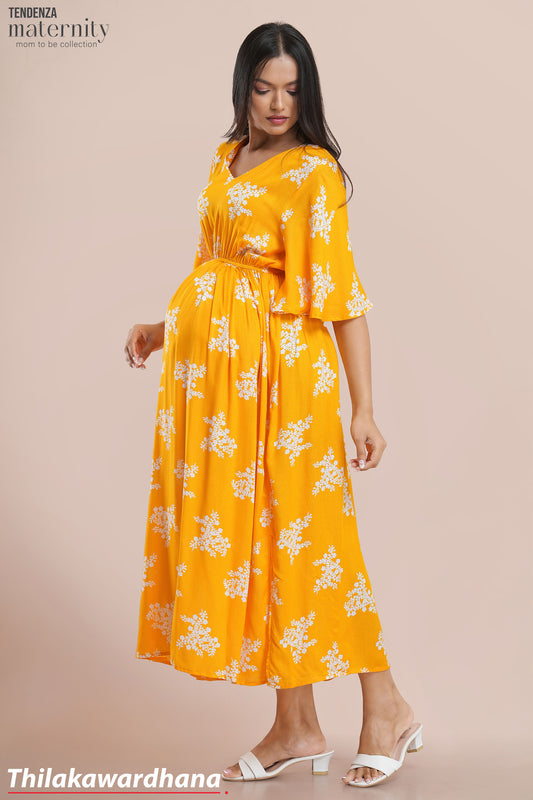 Tendenza Mum Ease Side Slit Maternity Dress