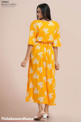 Tendenza Mum Ease Side Slit Maternity Dress