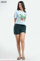 Akasi Forest Green Chino Shorts