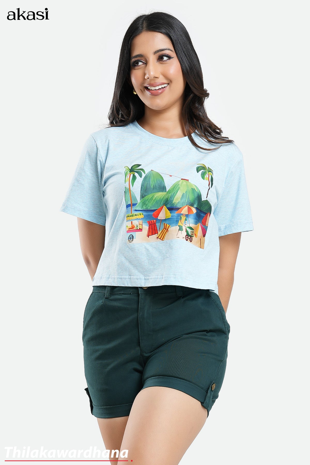 Akasi Forest Green Chino Shorts