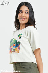 Bella Beach Vibe Printed T Shirt