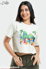 Bella Beach Vibe Printed T Shirt