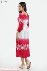 Aura Chevron Stripe Maxi Dress