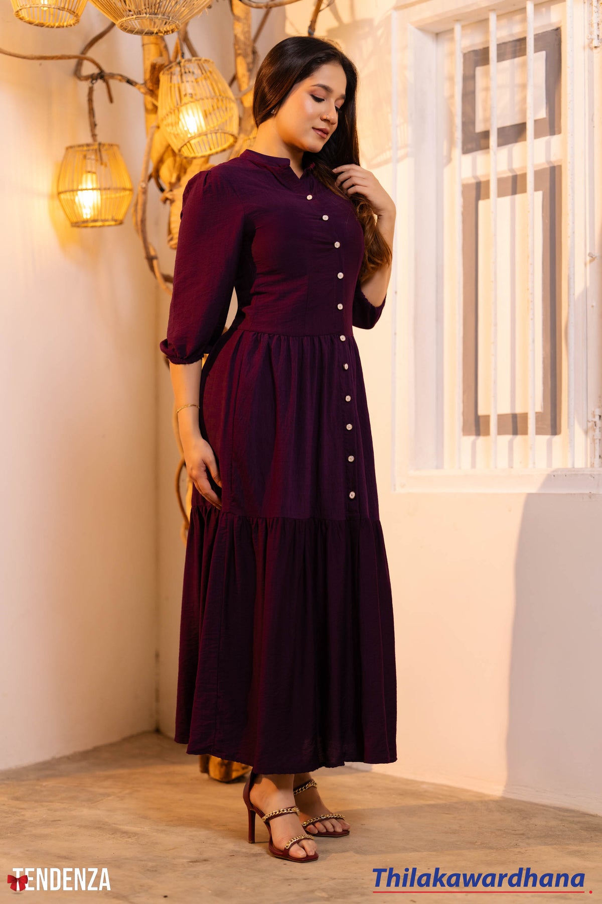 Tendenza Moonlight Serenade Tiered Dress