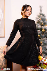 Tendenza Velvet Noir Evening Dress