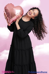 Tendenza Teen Three Tiered Maxi Dress