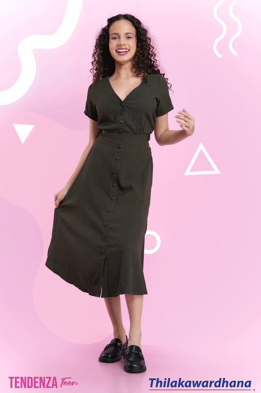 Tendenza Teen Two Piece Summer Outfit Dress Set