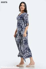 Aura V Neckline Kaftan Dress