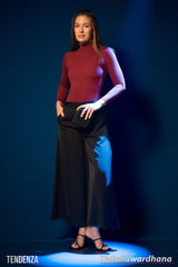 Tendenza High Waist Flow Drape Plazzo Pant