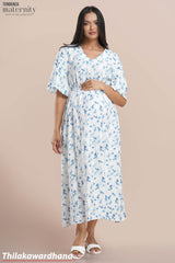 Tendenza Mum Ease Side Slit Maternity Dress