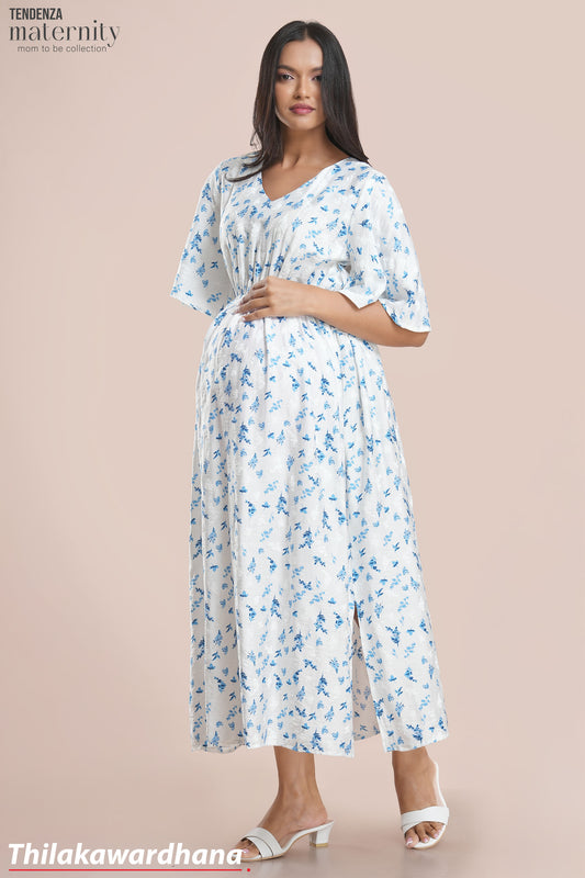 Tendenza Mum Ease Side Slit Maternity Dress