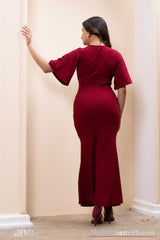 Tendenza V Neck Mermaid Evening Gown