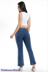 High Rise Costal Breeze Dark Washed Jean