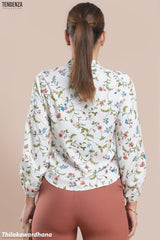 Tendenza Frill Detailed Long Sleeve Top