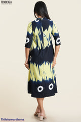 Tendenza Monochrome Mirage Midi Dress