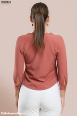 Tendenza Three Quarter Sleeve WW Top