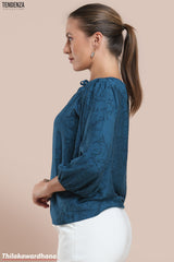 Tendenza Balloon Sleeve WW Top