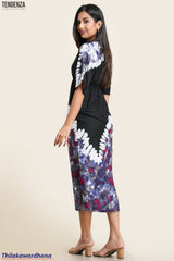 Tendenza Galaxy Printed Kaftan Dress