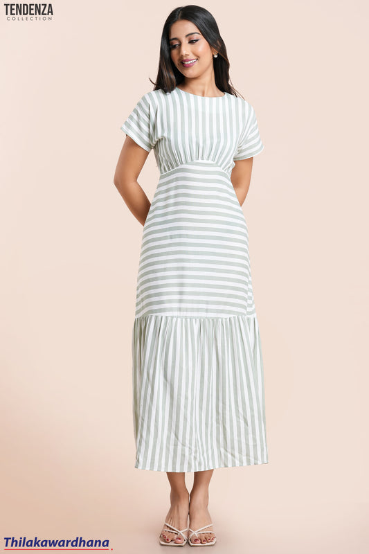 Tendenza Batwing Sleeve Maxi Dress