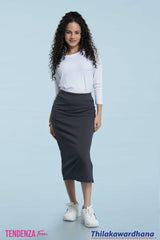 Tendenza Teen Side Slit Skirt