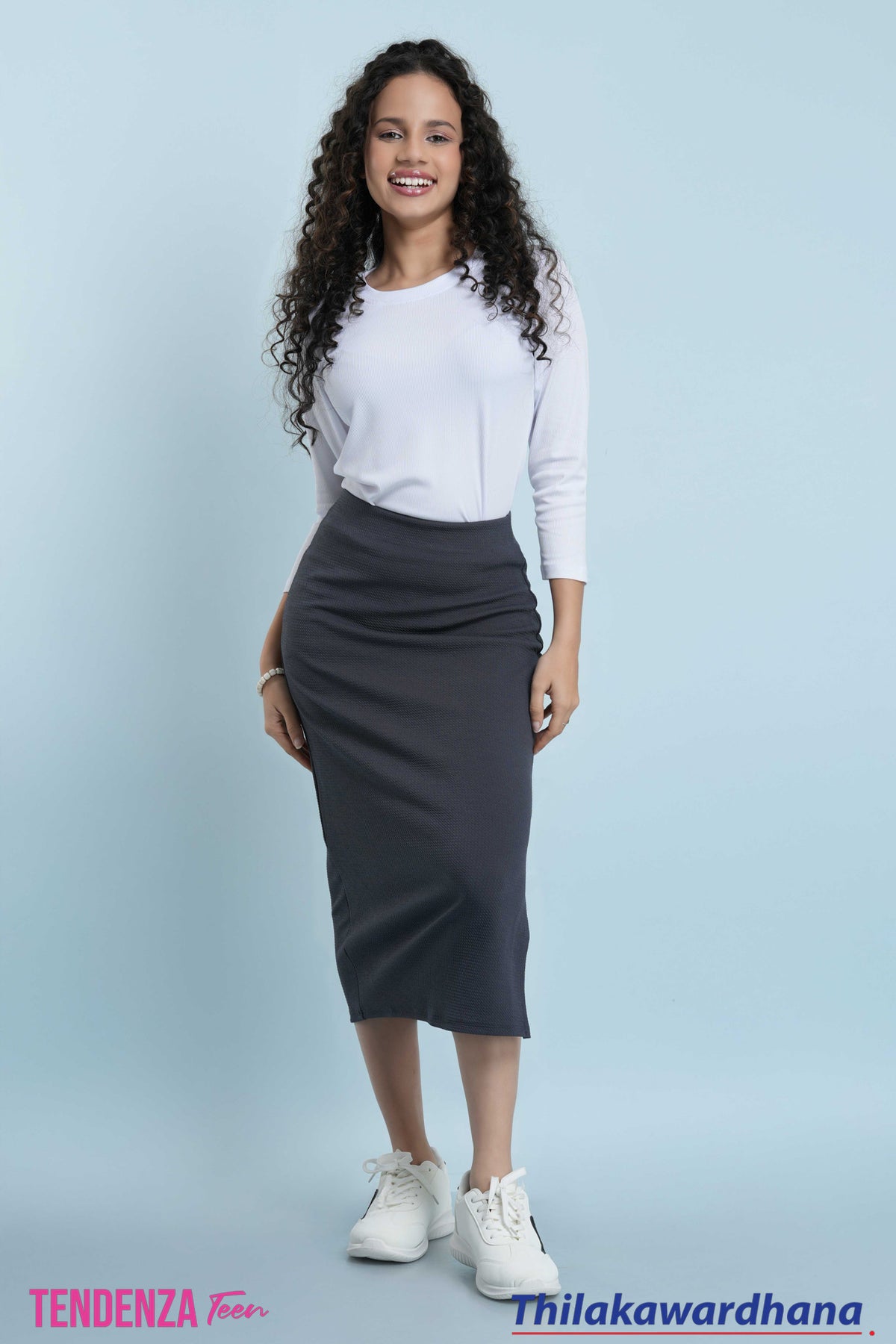 Tendenza Teen Side Slit Skirt