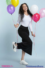 Tendenza Teen Knitted Maxi Skirt