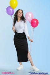 Tendenza Teen Knitted Maxi Skirt