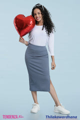 Tendenza Teen Side Slit Skirt