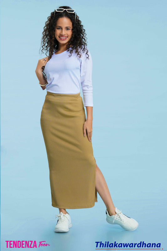 Tendenza Teen Knitted Maxi Skirt