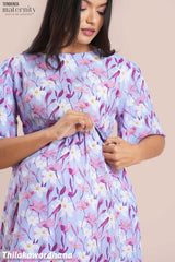 Tendenza Flutter Sleeve Maternity Dress