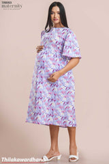 Tendenza Flutter Sleeve Maternity Dress